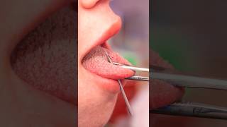 The Problem with Tongue Piercings 👅 Risks amp Tips shorts oralpiercing [upl. by Seniag666]