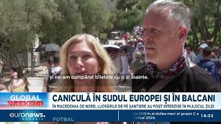 Vară de foc în Europa Cod roșu de caniculă în România Serbia Ungaria și Italia [upl. by Haceber783]