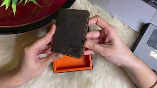 SKiDE Bifold Thin Wallets for men [upl. by Zildjian731]