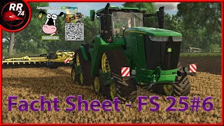 Fact Sheets  FS 25 6 Farming simulator 25 NEWS fs25 [upl. by Marbut]