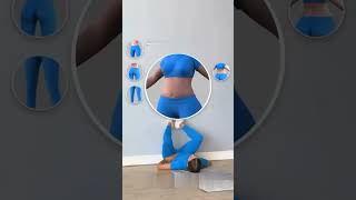 Wall Pilates For Health and waight loss shortvideo bestexercises weightloss fitnessroutine [upl. by Danae823]