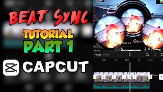 Beat Sync Tutorial on CAPCUT  PART 1  Pubg Mobile [upl. by Donoho]