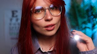 ASMR Detailed Eye Exam Vision Tests Color Blindness Light Triggers  Medical Doctor Roleplay [upl. by Otinauj839]