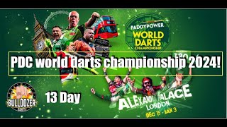 PDC world darts championship 2024 13 day [upl. by Aenehs]