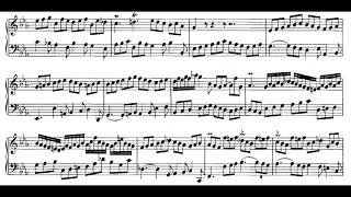 Bach  Fughetta in C minor BWV 961 [upl. by Rilda632]