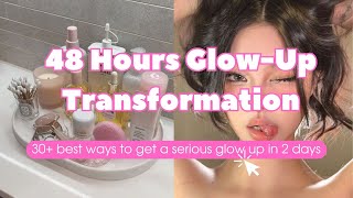 How to GLOW UP in 2 Days 💖🌟🌸🍓 Become STUNNING in 48 Hours 🤩💅 [upl. by Rehoptsirhc438]