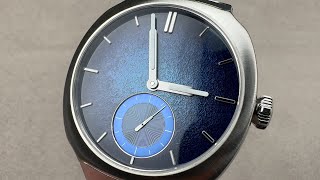 H Moser amp Cie Streamliner Blue Enamel 65001200 H Moser amp Cie Watch Review [upl. by Oringas]