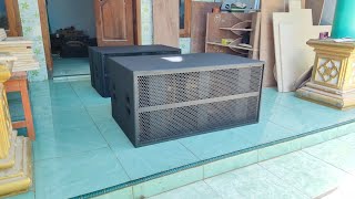 REVIEW BOX RCF TTS 15 INCH SKEMA amp UKURAN [upl. by Aidni]