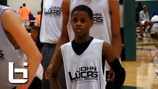 8th grader Chase Adams flashes Pure Point Guard skills at John Lucas Combine [upl. by Willey]