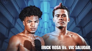 EN VIVO Erick Rosa Vs Victorio Saludar [upl. by Anawt]