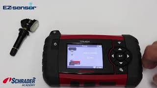 Program Schraders EZsensor using the Snapon TPMS4 tool [upl. by Nerot]