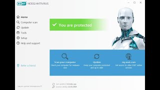 Licencias antivirus nod32 2024 octubrel actualizadas aprovecha GRATIS [upl. by Ardnossak]