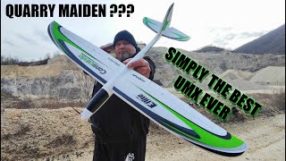 EFlite UMX Conscendo glider BNF Basic with AS3X and SAFE QUARRY THEATRE MAIDEN [upl. by Aggri]