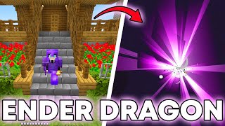 Defeating The ENDER DRAGON in Minecraft Survival 15 [upl. by Aened]