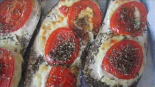 AUBERGINE A LA TOMATE ET MOZARELLA AU FOUR [upl. by Netsew]