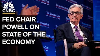 Fed Chair Powell speaks at the Economic Club of Washington DC on the economy — 7152024 [upl. by Jolynn]