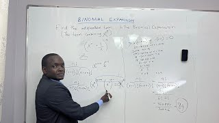 Binomial Expansion Finding the independent Term of Variable X [upl. by Tonneson]