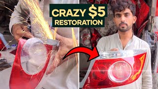 From Trash to Treasure in 5 impossible Tail Light Repair [upl. by Annehs]