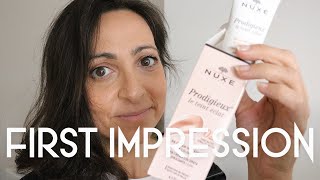 bb cream nuxe prima impressione  firt impression NUXE  AnnalisaSuperStar [upl. by Asiak]