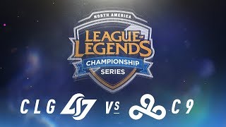 CLG vs C9  Week 1 Day 1  NA LCS Spring Split  Counter Logic Gaming vs Cloud9 2018 [upl. by Scrogan42]