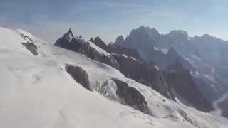 Aiguille Du Midi Mont Blanc Cable Car Gondola Chamonix Valley France [upl. by Beffrey]