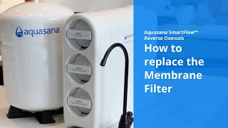 How to replace the SmartFlow Reverse Osmosis Membrane Filter [upl. by Royall840]