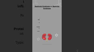 Nephrotic Syndrome vs Nephritic Syndrome [upl. by Aeslehc587]