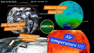 Why satellites are launched   Ozone layer amp depletion size comparison kannada space satellite [upl. by Sadowski]