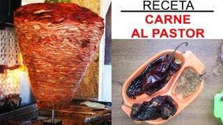 Carne para Tacos al Pastor  RECETA [upl. by Viviene]