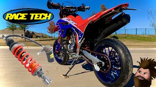 CRF300L Suspension Upgrade Race Tech G3S Custom Shock [upl. by Eaver]