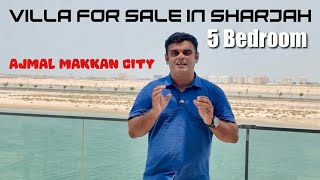 Villa For Sale In Sharjah Hamriyah  Ajmal Makkan City  Ajeesh Poomas [upl. by Kcirdaed]