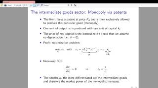 Endogenous Growth Model of Romer Part 1 Setup [upl. by Bamford214]