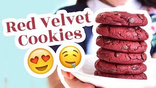 LAS GALLETAS DE RED VELVET MÁS DELICIOSAS ♥  Annas Pastelería [upl. by Vanzant]