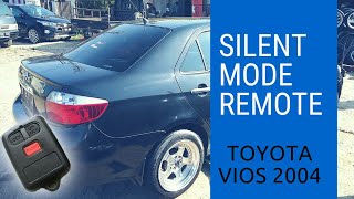 CARA SILENT MODE ALARM TOYOTA VIOS 20032006 [upl. by Anrak]