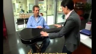 Hugh Laurie received a Spanish guitar [upl. by Geoff]