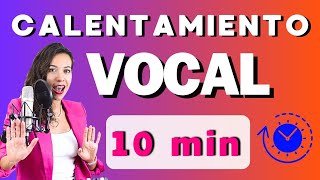 MEJOR CALENTAMIENTO VOCAL de 10 MINUTOS Cómo cantar mejor en 10 minutos Natalia Bliss [upl. by Lecirg]