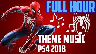 SpiderMan Theme Music PS4 2018 FULL HOUR [upl. by Alison]