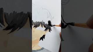 Anime drawingShousuke Komianimekomicantcommunicate shortvideokomi [upl. by Kcirderfla960]