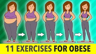 11 Exercises For Obese Beginners At Home [upl. by Llenel450]