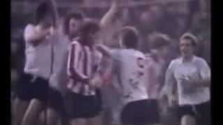 Allardyces Bullet Header 1975 vs Sunderland [upl. by Acinnod]