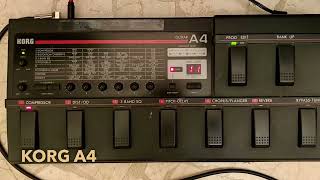 Korg A4 guitar multieffect [upl. by Adihaj]