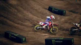 Monster Energy Supercross 3 Esbarquero90 Glendale  State Farm Stadium Ricky Johnson Honda CR 250cc [upl. by Purse]