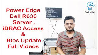 Power edge dell 630 server idrac Login and Bios setup [upl. by Esadnac]