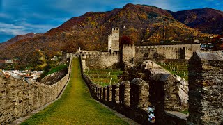 Castel Grande Bellinzona Switzerland 🇨🇭  4K [upl. by Dercy]