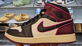 Nike Air Jordan 1 Mid SE Bordeaux 4K POV  SKU FQ7818101 Don Shinobi [upl. by Harihat]