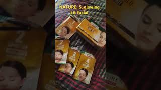 Nature s glowing skin facial kit rs100dipikakiduniya [upl. by Angi]