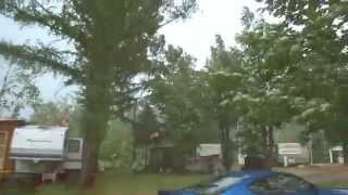 Down burst or Tornado near Eganville Ontario Canada [upl. by Lesh]