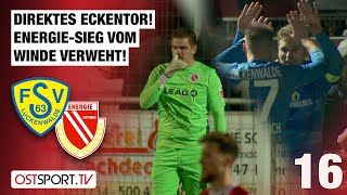 Direktes Eckentor EnergieSieg vom Winde verweht Luckenwalde  Cottbus  Regionalliga Nordost [upl. by Chevy]