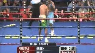 Juan Diaz vs Acelino Freitas  23 [upl. by Adnahsed]