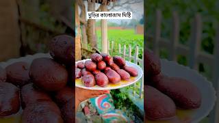 মুড়ির কালোজাম মিষ্টি 😋👌 cooking cookies recipe village villagelife [upl. by Animlehliw]